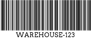 Código 39 barcode example