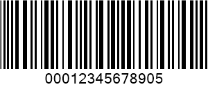 ITF (Interleaved 2 de 5) barcode example
